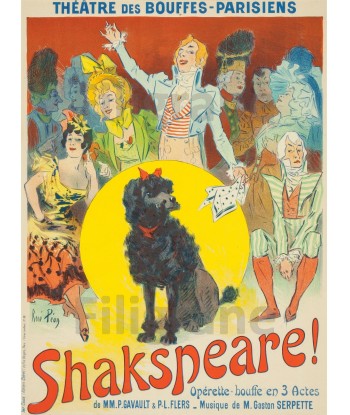 CIRQUE CHIEN SAVANT SHAKSPEARE Rjop-POSTER/REPRODUCTION d1 AFFICHE VINTAGE 2024