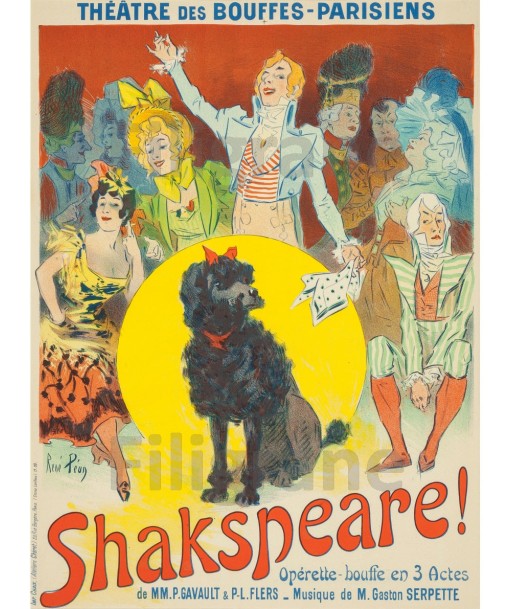 CIRQUE CHIEN SAVANT SHAKSPEARE Rjop-POSTER/REPRODUCTION d1 AFFICHE VINTAGE 2024