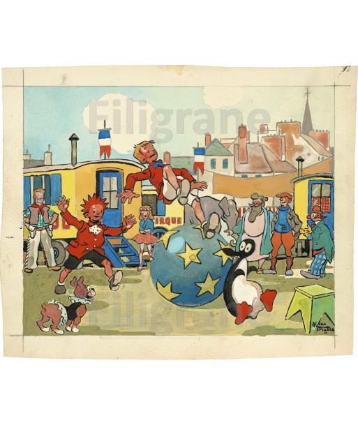 CIRQUE Rbex-POSTER/REPRODUCTION d1 AFFICHE VINTAGE ouvre sa boutique