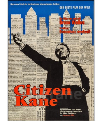 CITIZEN KANE FILM Rbrw-POSTER/REPRODUCTION d1 AFFICHE VINTAGE paiement sécurisé