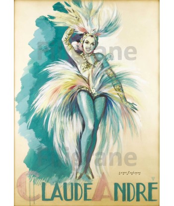 Claude ANDRé SPECTACLE Rmuo-POSTER/REPRODUCTION d1 AFFICHE VINTAGE pas cheres