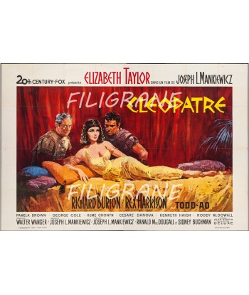 CLEOPATRE FILM Rpnl-POSTER/REPRODUCTION d1 AFFICHE VINTAGE en stock