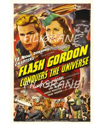 CONQUERS the UNIVERSE FILM Rxkr-POSTER/REPRODUCTION d1 AFFICHE VINTAGE online