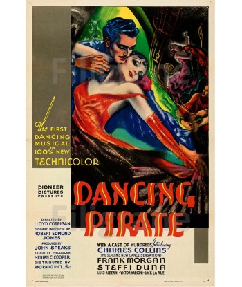 DANCING PIRATE FILM Rwyf-POSTER/REPRODUCTION d1 AFFICHE VINTAGE pas chere