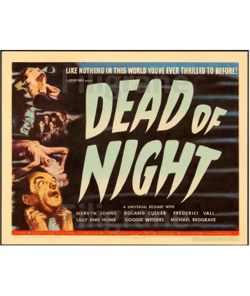 DEAD of NIGHT FILM Rvqe-POSTER/REPRODUCTION d1 AFFICHE VINTAGE le concept de la Pate a emporter 