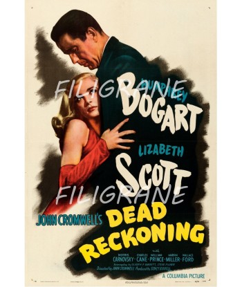 DEAD RECKONING FILM Rutx-POSTER/REPRODUCTION d1 AFFICHE VINTAGE en stock