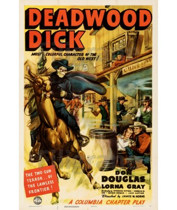 DEADWOOD DICK FILM Rtgq-POSTER/REPRODUCTION d1 AFFICHE VINTAGE Amélioration de cerveau avec