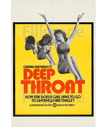 DEEP THROAT FILM Rhdf-POSTER/REPRODUCTION d1 AFFICHE VINTAGE offre 