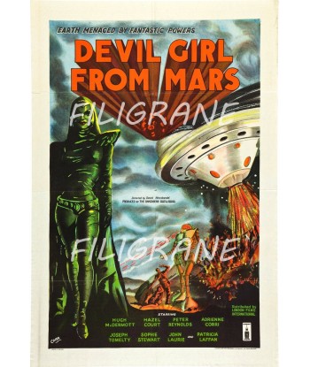 DEVIL GIRL from MARS FILM Rlbo-POSTER/REPRODUCTION d1 AFFICHE VINTAGE la livraison gratuite