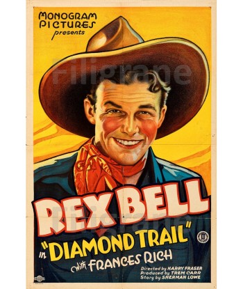 DIAMOND TRAIL FILM Raul-POSTER/REPRODUCTION d1 AFFICHE VINTAGE shop