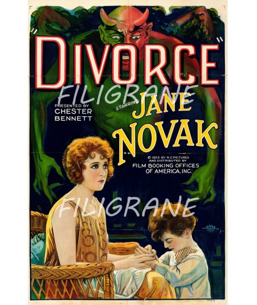 DIVORCE FILM Rzjj-POSTER/REPRODUCTION d1 AFFICHE VINTAGE À commander