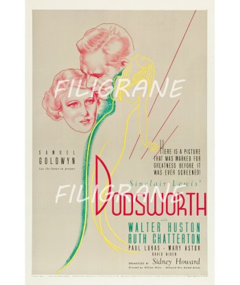 DODSWORTH FILM Rdoe-POSTER/REPRODUCTION d1 AFFICHE VINTAGE store