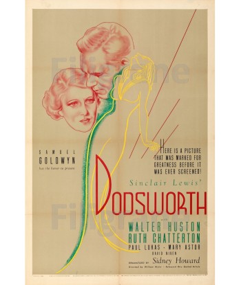 DODSWORTH FILM Rucx-POSTER/REPRODUCTION d1 AFFICHE VINTAGE suggérées chez