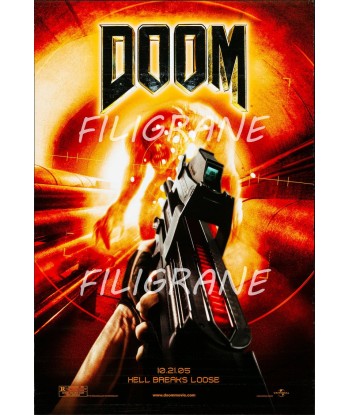 DOOM FILM Rfje-POSTER/REPRODUCTION d1 AFFICHE VINTAGE livraison gratuite