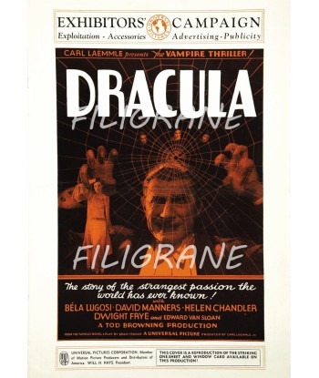 DRACULA FILM Rbuw-POSTER/REPRODUCTION d1 AFFICHE VINTAGE suggérées chez