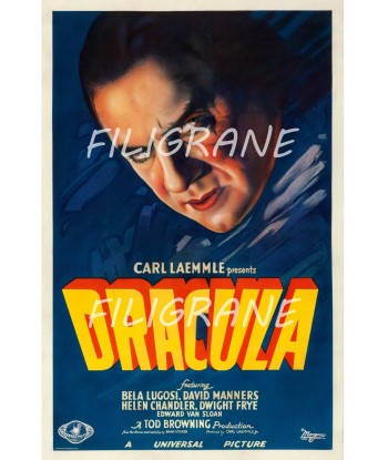 DRACULA  FILM Rhjo-POSTER/REPRODUCTION d1 AFFICHE VINTAGE 50% de réduction en Octobre 2024