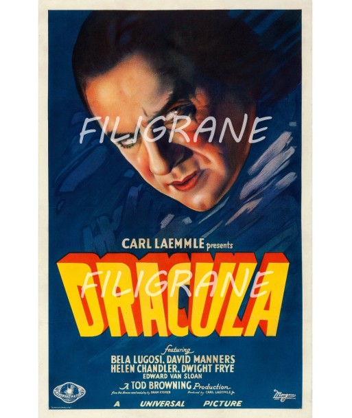 DRACULA  FILM Rhjo-POSTER/REPRODUCTION d1 AFFICHE VINTAGE 50% de réduction en Octobre 2024