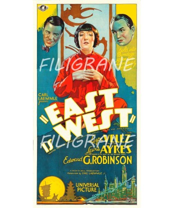 EAST IS WEST FILM Rmke-POSTER/REPRODUCTION d1 AFFICHE VINTAGE français