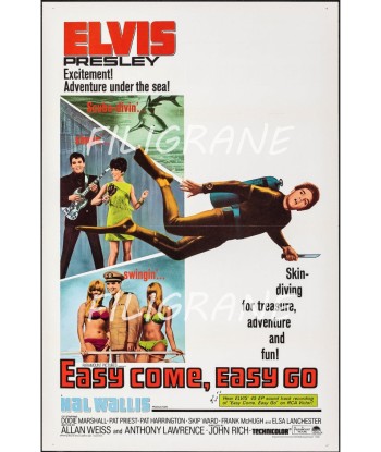 EASY COME EASY GO FILM Rcdt-POSTER/REPRODUCTION d1 AFFICHE VINTAGE pas cher 