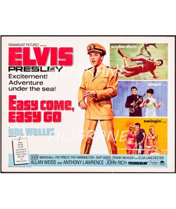 EASY COME EASY GO FILM Rghh-POSTER/REPRODUCTION d1 AFFICHE VINTAGE En savoir plus