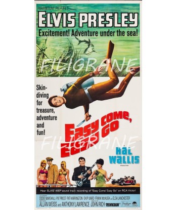 EASY COME EASY GO FILM Rgof-POSTER/REPRODUCTION d1 AFFICHE VINTAGE votre restaurant rapide dans 