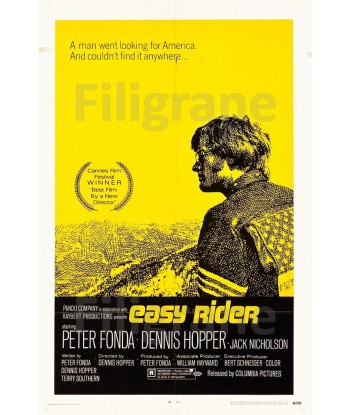 EASY RIDER FILM Rpjm-POSTER/REPRODUCTION d1 AFFICHE VINTAGE Les êtres humains sont 