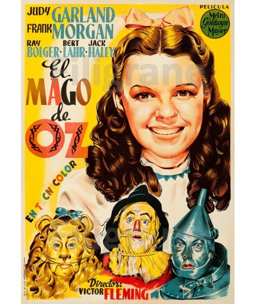 EL MAGO de OZ FILM Rpdr-POSTER/REPRODUCTION d1 AFFICHE VINTAGE suggérées chez