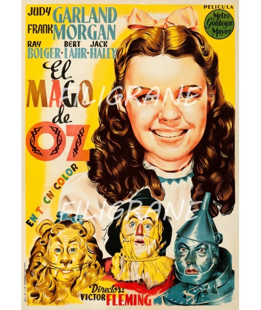 EL MAGO de OZ FILM Rvfc-POSTER/REPRODUCTION d1 AFFICHE VINTAGE prix pour 