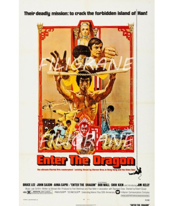 ENTER the DRAGON FILM Rehs-POSTER/REPRODUCTION d1 AFFICHE VINTAGE vente chaude votre 