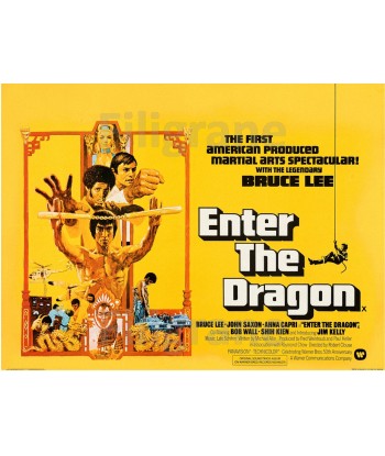 ENTER the DRAGON FILM Risg-POSTER/REPRODUCTION d1 AFFICHE VINTAGE acheter