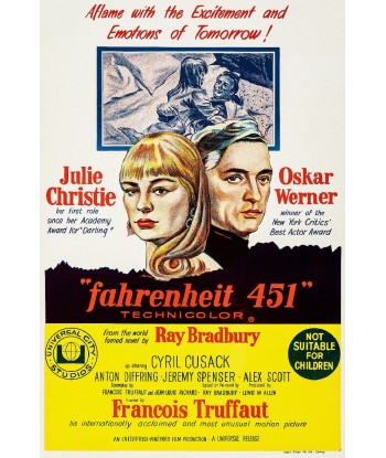 FAHRENHEIT 451 FILM Reab-POSTER/REPRODUCTION d1 AFFICHE VINTAGE la chaussure