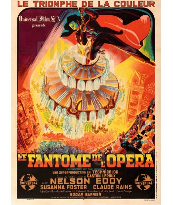 FANTôME de L'OPéRA FILM Rdhb-POSTER/REPRODUCTION d1 AFFICHE VINTAGE vous aussi creer 