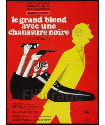 FILM Le GRAND BLOND Rsyl-POSTER/REPRODUCTION d1 AFFICHE VINTAGE les ctes