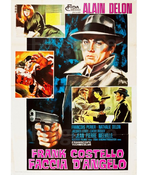 FILM Le SAMOURAï DELON Rqad-POSTER/REPRODUCTION d1 AFFICHE VINTAGE Pour