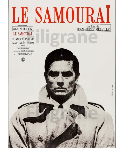 FILM Le SAMOURAï DELON Rsfn-POSTER/REPRODUCTION d1 AFFICHE VINTAGE l'évolution des habitudes 