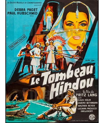 FILM Le TOMBEAU HINDOU Rsix-POSTER/REPRODUCTION d1 AFFICHE VINTAGE livraison gratuite