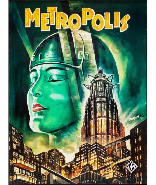 FILM  METROPOLIS Reuc-POSTER/REPRODUCTION d1 AFFICHE VINTAGE Le MVP de beaucoup