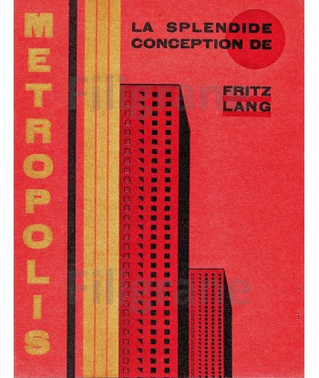 FILM METROPOLIS Rvgz-POSTER/REPRODUCTION d1 AFFICHE VINTAGE la colonne vertébrale