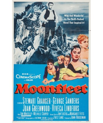 FILM MOONFLEET Fritz LANG Rlnx-POSTER/REPRODUCTION d1 AFFICHE VINTAGE l'achat 