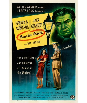 FILM SCARLET STREET Rxce-POSTER/REPRODUCTION d1 AFFICHE VINTAGE paiement sécurisé