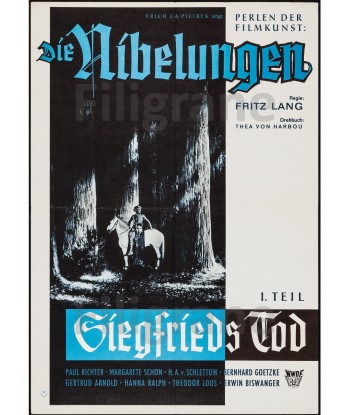 FILM SIEGFRIED  Fritz LANG Rlbt-POSTER/REPRODUCTION d1 AFFICHE VINTAGE Venez découvrir notre 