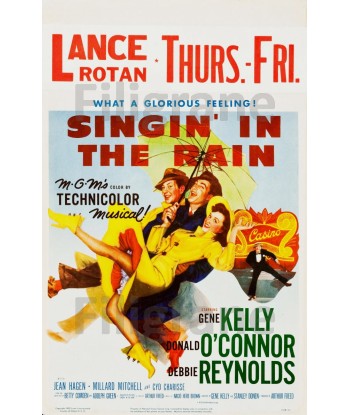 FILM SINGIN' in the RAIN Radm-POSTER/REPRODUCTION d1 AFFICHE VINTAGE en linge