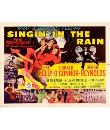 FILM SINGIN' in the RAIN Rjom-POSTER/REPRODUCTION d1 AFFICHE VINTAGE Voir les baskets