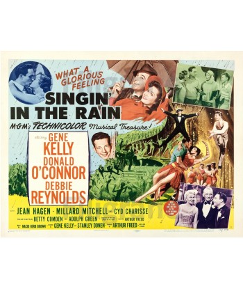 FILM SINGIN' in the RAIN Rqso-POSTER/REPRODUCTION d1 AFFICHE VINTAGE Jusqu'à 80% De Réduction