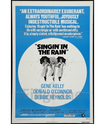 FILM SINGIN' in the RAIN Rvrl-POSTER/REPRODUCTION d1 AFFICHE VINTAGE livraison et retour toujours gratuits