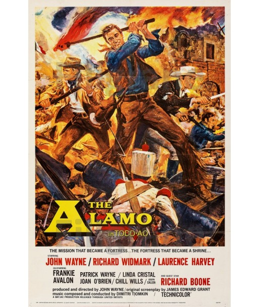 FILM The ALAMO Rghu-POSTER/REPRODUCTION d1 AFFICHE VINTAGE pas cher chine