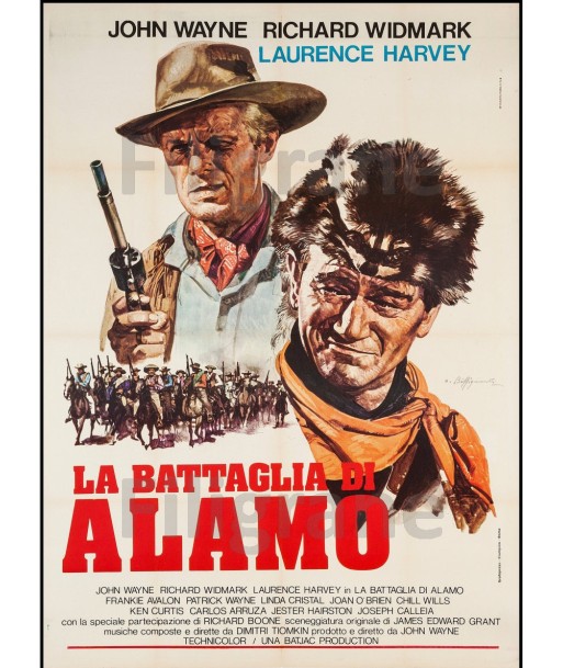 FILM The ALAMO Rmoj-POSTER/REPRODUCTION d1 AFFICHE VINTAGE pas cher 