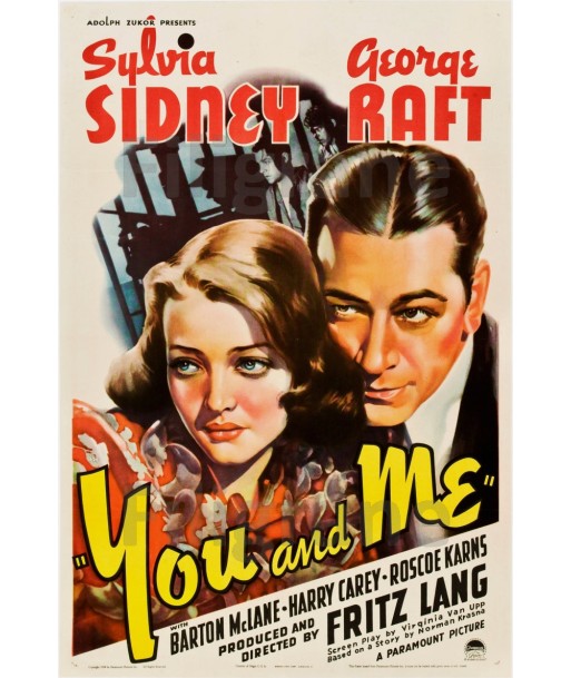 FILM YOU and ME Rguq-POSTER/REPRODUCTION d1 AFFICHE VINTAGE votre restaurant rapide dans 