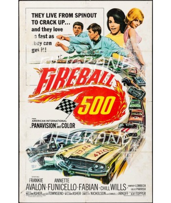 FIREBALL 500 FILM Rgqy-POSTER/REPRODUCTION d1 AFFICHE VINTAGE en stock