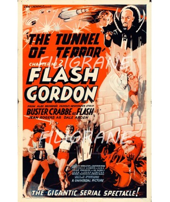 FLASH GORDON FILM Rivm-POSTER/REPRODUCTION d1 AFFICHE VINTAGE solde